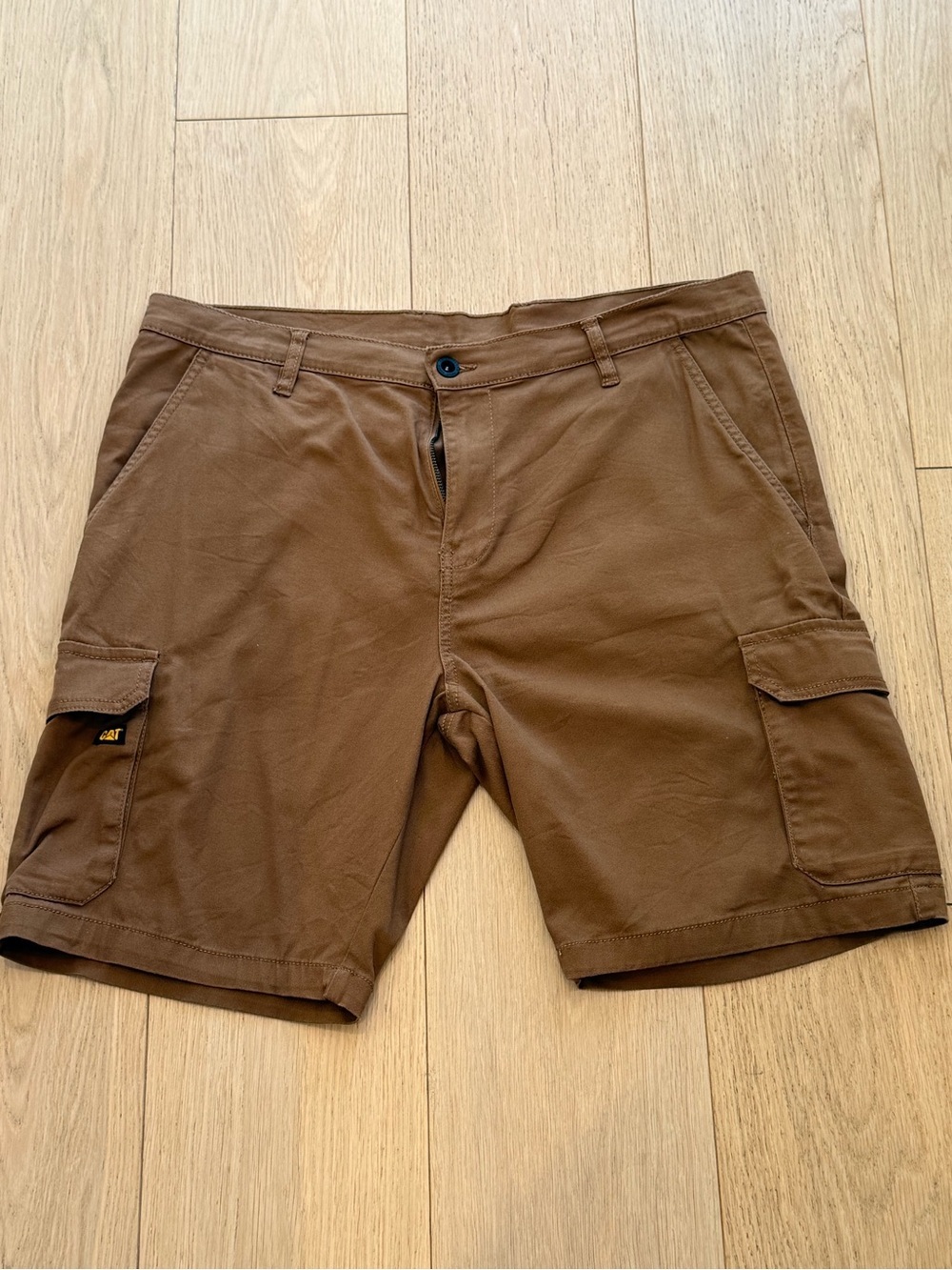 CAT Caterpillar Cargo Shorts Men’s Size 38 Brown Workwear Utility Shorts Vaca